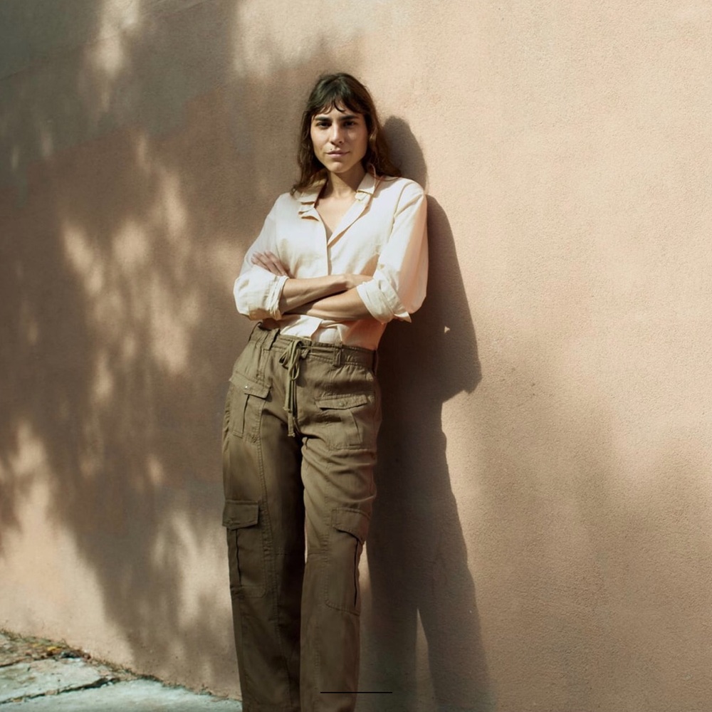 NWT ZARA ZW COLLECTION CARGO PANTS